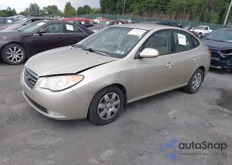 2007 Hyundai Elantra Gls/Limited/Se z USA, uszkodzony, nr VIN KMHDU46D87U094926